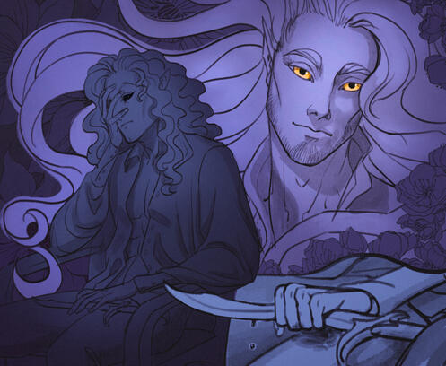 Colored sketch illustration